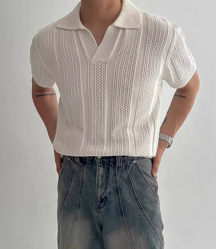 Camden Crochet Polo