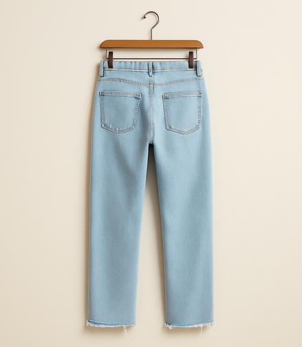 Ashford Split-Hem Light Wash