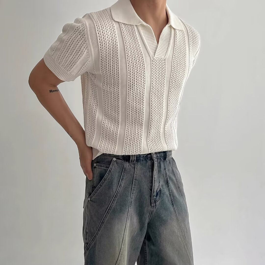 Camden Crochet Polo