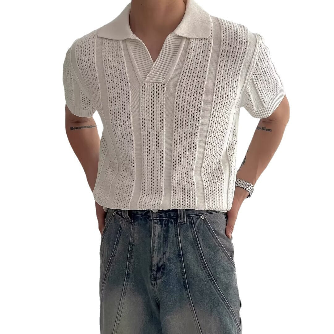 Camden Crochet Polo