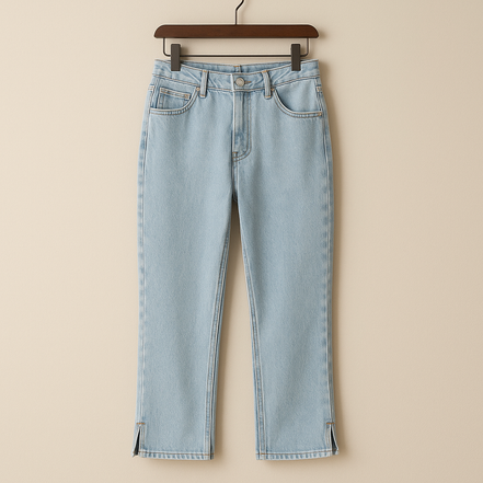 Ashford Split-Hem Light Wash