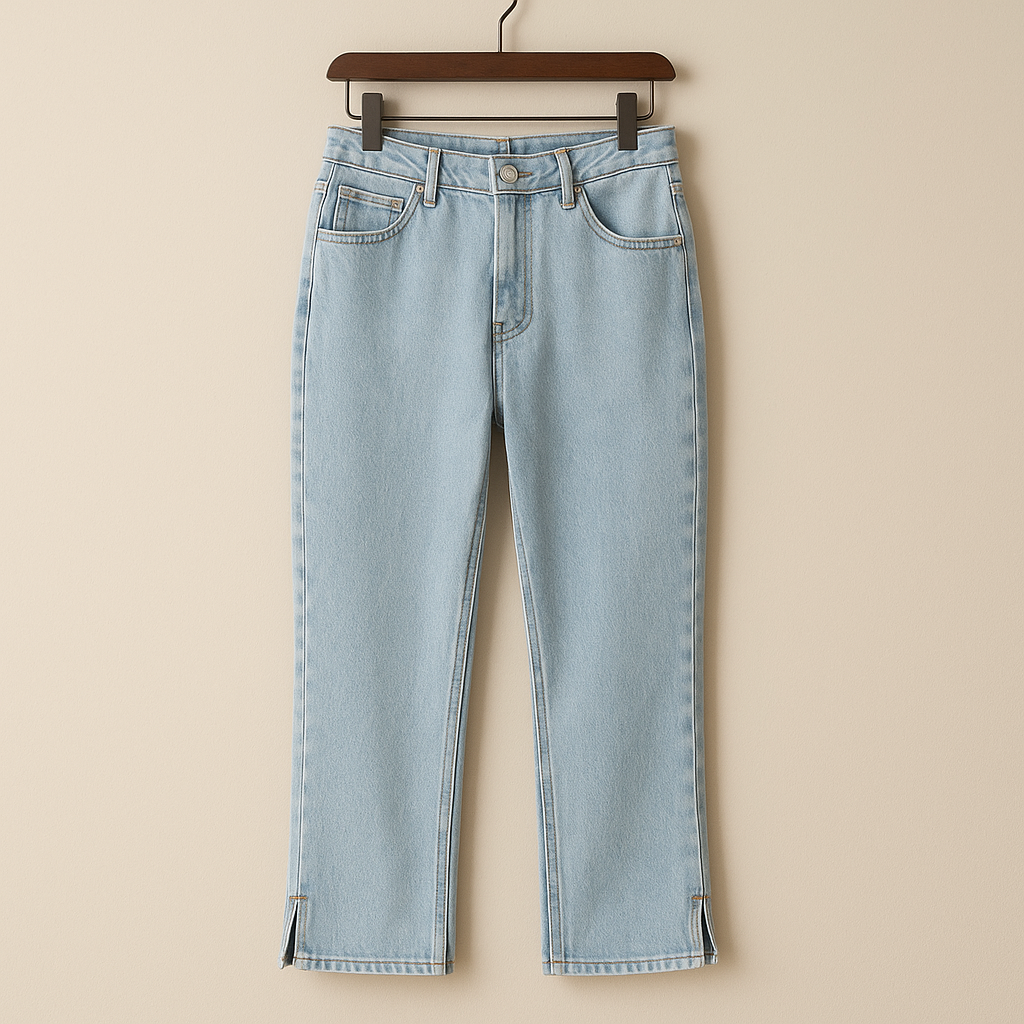 Ashford Split-Hem Light Wash