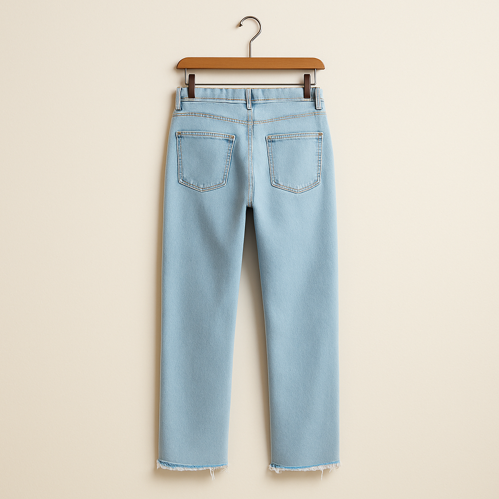 Ashford Split-Hem Light Wash