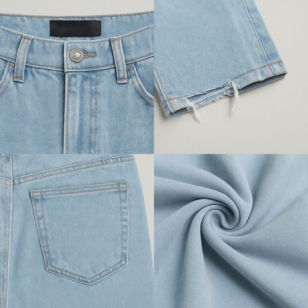 Ashford Split-Hem Light Wash