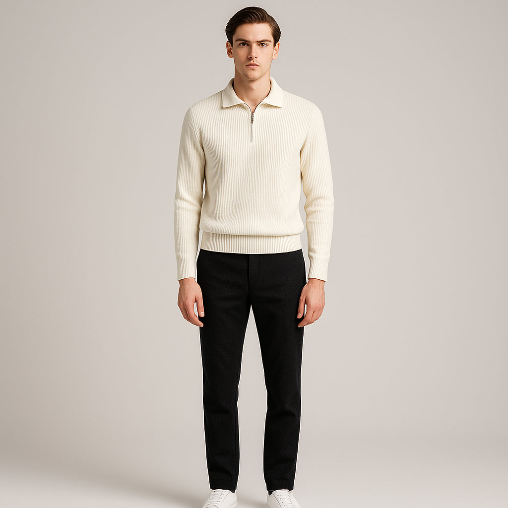 [60% OFF] Tailored Knit Zip