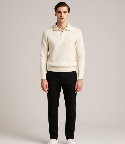 [60% OFF] Tailored Knit Zip