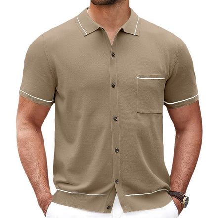 Mayfair Piped Knit Polo