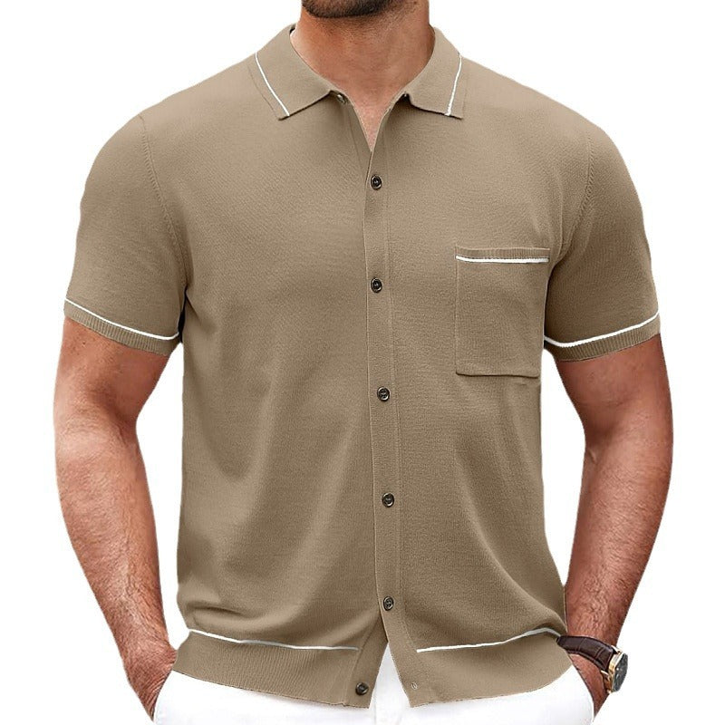 Mayfair Piped Knit Polo