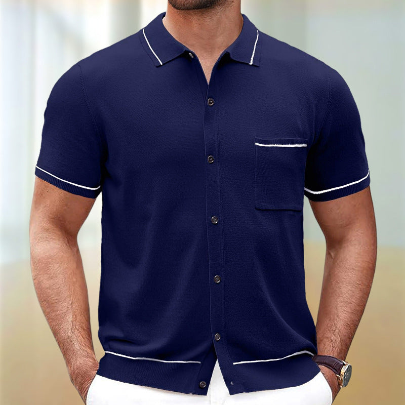 Mayfair Piped Knit Polo
